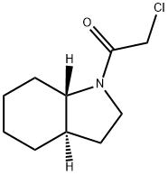 1H-Indole, 1-(chloroacetyl)octahydro-, trans- (9CI) 结构式