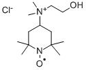 4-(N,N-DIMETHYL-N-(2-HYDROXYETHYL))AMMONIUM-2,2,6,6-TETRAMETHYLPIPERIDINE-1-OXYL CHLORIDE Struktur