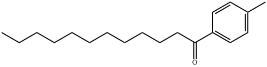 1-(4-メチルフェニル)-1-ドデカノン 化学構造式