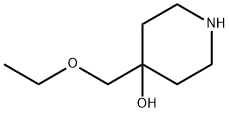 4-(ETHOXYMETHYL)PIPERIDIN-4-OL,50675-14-4,结构式
