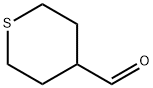 テトラヒドロ-2H-チオピラン-4-カルボキシアルデヒド 化学構造式