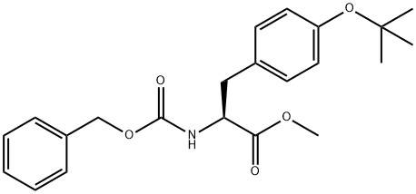 N-苄氧羰基-O-叔丁基-L-酪氨酸甲酯, 5068-29-1, 结构式