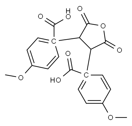 DIANISOYL-L-TARTARIC ANHYDRIDE Structure