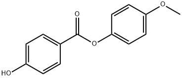 4-ヒドロキシ安息香酸4-メトキシフェニル 化学構造式