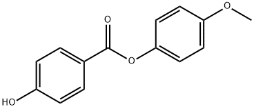 4-HYDROXYBENZOIC ACID 4-METHOXYPHENYL ESTER Structure