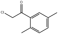 2-クロロ-1-(2,5-ジメチルフェニル)エタノン 化学構造式