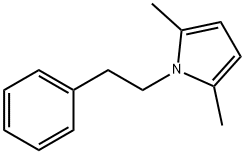 2,5-DIMETHYL-1-PHENETHYL-1H-PYRROLE Struktur