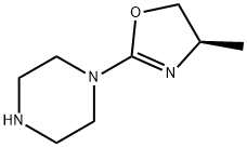 Piperazine, 1-(4,5-dihydro-4-methyl-2-oxazolyl)-, (R)- (9CI) Struktur