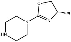 Piperazine, 1-(4,5-dihydro-4-methyl-2-oxazolyl)-, (S)- (9CI) 结构式