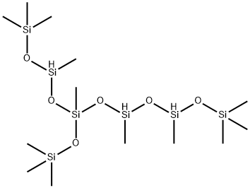1,1,1,3,5,7,9,11,11,11-Decamethyl-5-(trimethylsiloxy)hexasiloxane Struktur