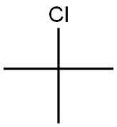 2-Chloro-2-methylpropane Struktur