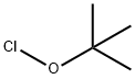 次亜塩素酸tert-ブチル 化学構造式