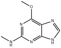 6-Methoxy-N-methyl-1H-purin-2-amine Struktur