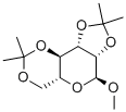 METHYL-2,3:4,6-DI-O-ISOPROPYLIDENE-D-MANNOPYRANOSIDE 结构式