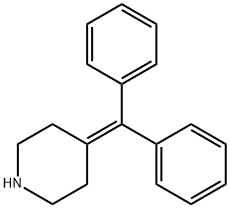 4-(ジフェニルメチレン)ピペリジン 化学構造式