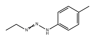 1-ETHYL-3-P-TOLYLTRIAZENE Struktur