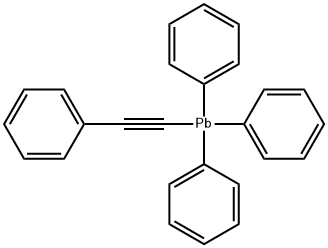 トリフェニル(フェニルエチニル)鉛(IV) 化学構造式