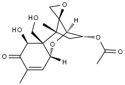 3-乙酰脱氧瓜萎镰菌醇 结构式