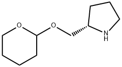 Pyrrolidine, 2-[[(tetrahydro-2H-pyran-2-yl)oxy]methyl]-, (2S)- (9CI) 结构式