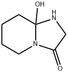 Imidazo[1,2-a]pyridin-3(2H)-one, hexahydro-8a-hydroxy- (9CI) Struktur