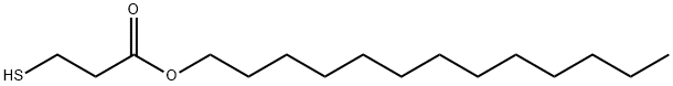 3-メルカプトプロパン酸トリデシル 化学構造式