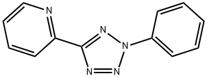 Pyridine, 2-(2-phenyl-2H-tetrazol-5-yl)- Structure