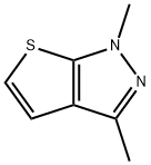 1H-Thieno[2,3-c]pyrazole,  1,3-dimethyl- Struktur