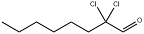 2,2-DICHLOROOCTANAL, 50735-74-5, 结构式