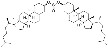 DI-(5-CHOLESTEN-3BETA-OL) 3,3'-SULFITE Structure