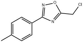 5-(CHLOROMETHYL)-3-P-TOLYL-1,2,4-OXADIAZOLE,50737-29-6,结构式