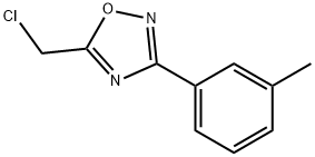 5-CHLOROMETHYL-3-M-TOLYL-[1,2,4]OXADIAZOLE Struktur
