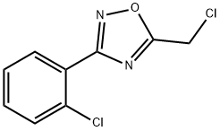 5-(クロロメチル)-3-(2-クロロフェニル)-1,2,4-オキサジアゾール 化学構造式