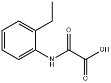 [(2-ethylphenyl)amino](oxo)acetic acid Structure