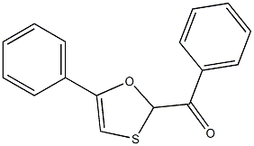 Phenyl(5-phenyl-1,3-oxathiol-2-yl) ketone 结构式