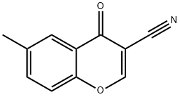 3-氰基-6-甲基色酮 结构式