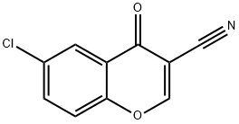 6-クロロクロモン-3-カルボニトリル 塩化物 化学構造式