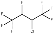 2-クロロ-1,1,1,3,4,4,4-ヘプタフルオロブタン 化学構造式