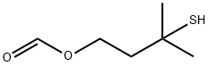 甲酸-3-巯基-3-甲基丁酯 结构式