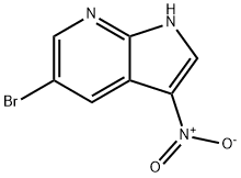 1H-Pyrrolo[2,3-b]pyridine, 5-broMo-3-nitro- Structure