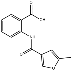 Benzoic acid, 2-[[(5-methyl-3-furanyl)carbonyl]amino]- (9CI) 结构式