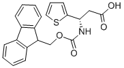 FMOC-(S)-3-AMINO-3-(2-THIENYL)-PROPIONIC ACID Structure