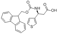 FMOC-(S)-3-AMINO-3-(3-THIENYL)-PROPIONIC ACID Struktur
