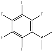 ジメチル(ペンタフルオロフェニル)ホスフィン 化学構造式