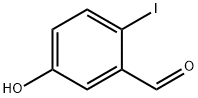5-ヒドロキシ-2-ヨードベンズアルデヒド 化学構造式