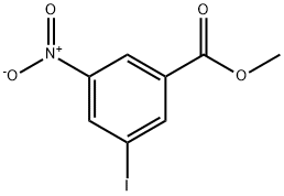 METHYL 3-IODO-5-NITRO-BENZOATE Struktur