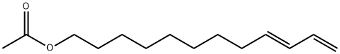 反-9,11-十二碳二烯醇乙酸酯 结构式