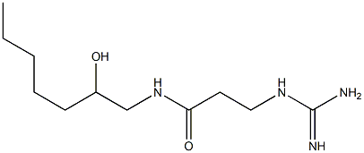 (-)-3-Guanidino-N-(2-hydroxyheptyl)propanamide,50767-84-5,结构式