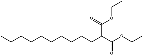 2-癸基丙二酸二乙酯 结构式