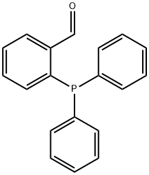 2-(ジフェニルホスフィノ)ベンズアルデヒド 化学構造式