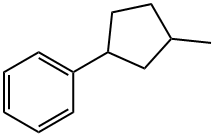 (3-Methylcyclopentyl)benzene Structure